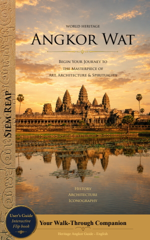 Angkor Wat English guide book cover